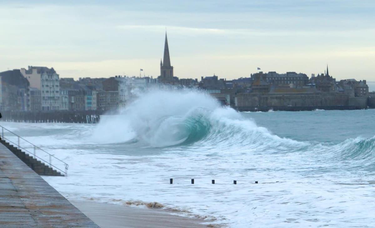 Plage-Sillon-Thalasso-Intra Muros Saint-Malo Extérieur photo